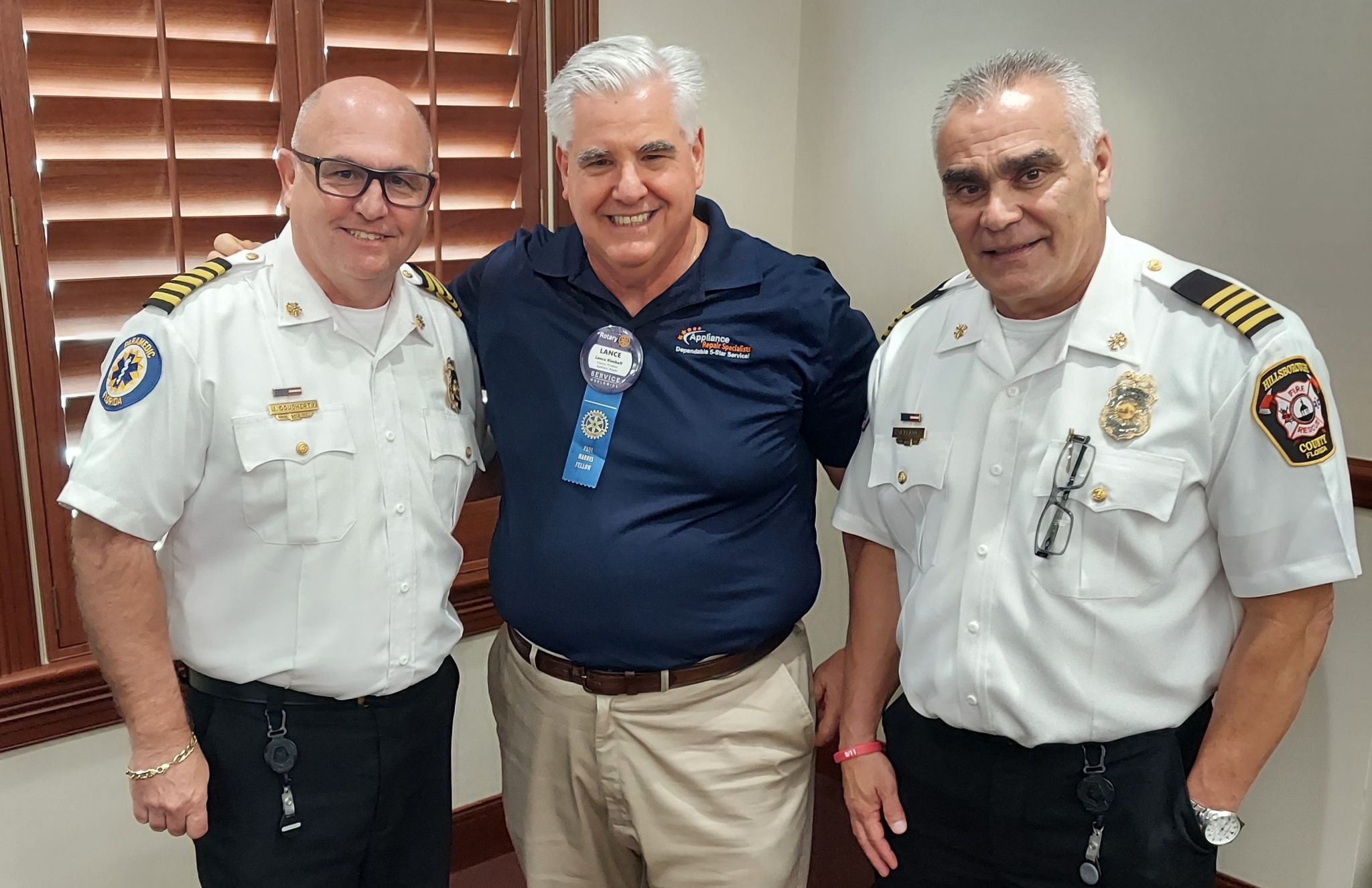 Lance with Hillsborough County first responders