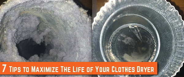 7 Tips to maximize the Life of Your Clothes Dryer