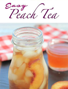 Peach tea