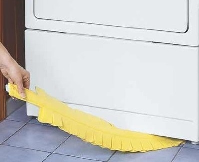 cleaning under appliances