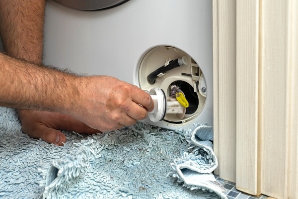 clean washing machine filter
