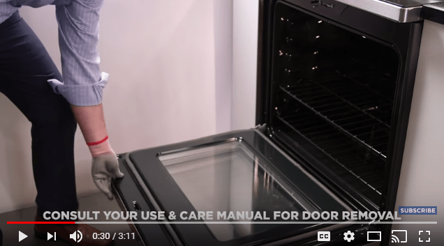 How to Clean Between Oven Doors