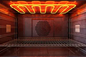 oven smells like gas when its preheating
